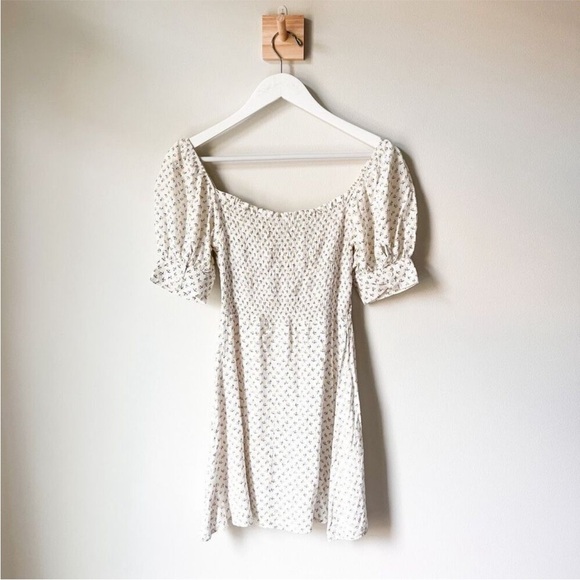 NWOT FAITHFULL THE BRAND Dulcia Smocked Bodice Mini Dress Size 4 - Picture 14 of 16